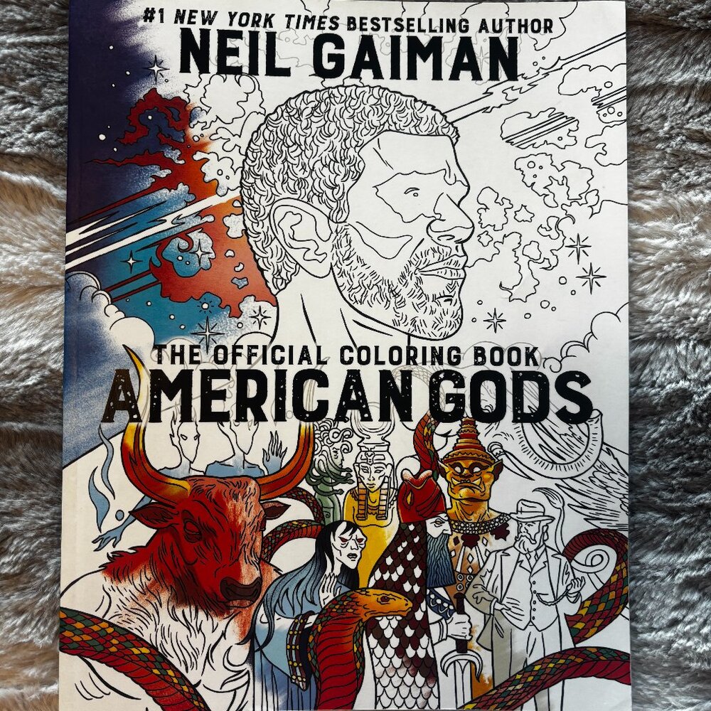 American Gods Official Coloring Book Neil Gaiman